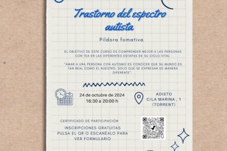 Píldora formativa sobre el Trastorno del Espectro Autista en Torrent