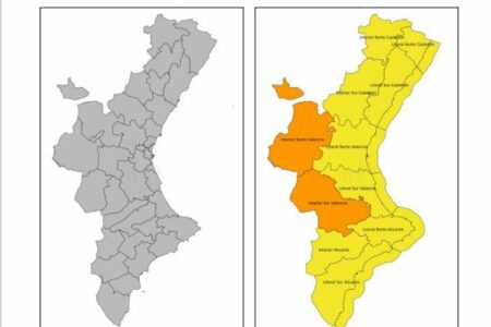 AEMET emite un aviso por lluvias intensas y tormentas