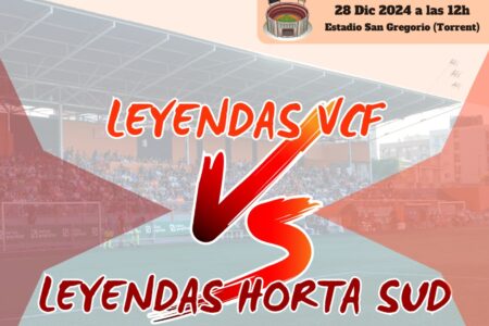 Leyendas del Valencia CF y de L’Horta Sud se enfrentarán en Torrent para ayudar a los clubs afectados por la DANA