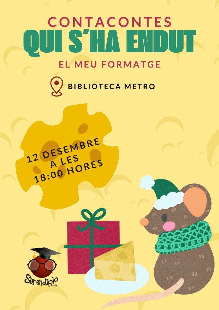 La Biblioteca Metro De Torrent Escenario Del Cuentacuentos Qui Sha Endut El Meu Formatge