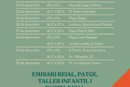 Torrent lleva la magia de la Navidad a sus barrios con “El Camión de la Navidad”