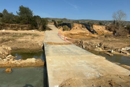 Torrent abre un nuevo paso sobre el Barranco de l’Horteta en el Clot de Bailón