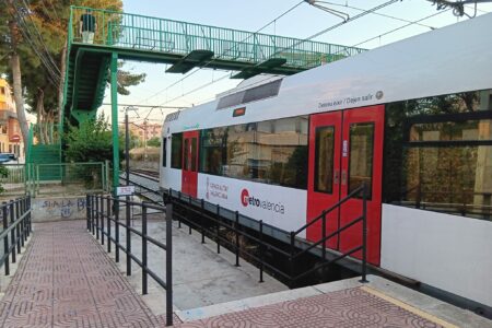 FGV iniciará el viernes las pruebas de electrificación en el tramo València Sud-Torrent