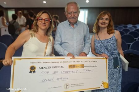 El CEIP Les Terretes gana el premio a la creación artística en el Concurso Escolar del Tribunal de las Aguas