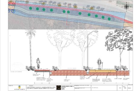 Torrent transformará su salida hacia Picanya en un gran paseo verde que duplicará el carril bici y peatonal actual